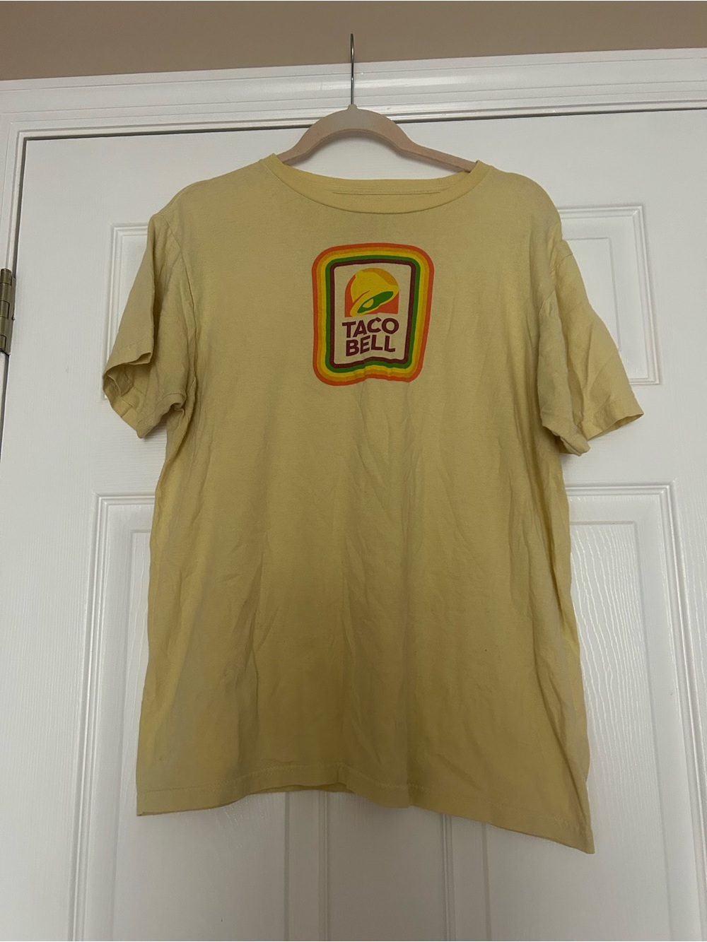 Vintage-Style Yellow Taco Bell T-Shirt